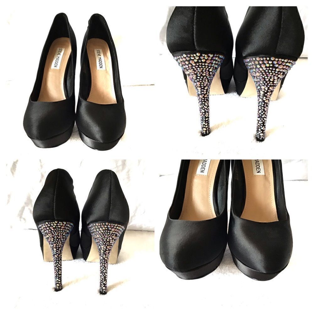 Steve Madden Partyy-R Platform Rhinestone Pumps - Picture 6 of 8